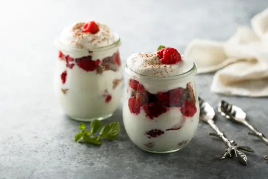 Raspberry Cloud Cake