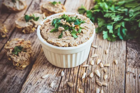 Vegan sunflower paste