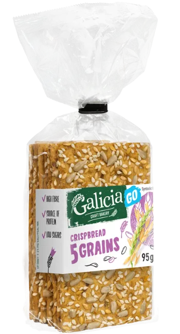 WHOLEGRAIN CRISPBREAD GO 5 GRAINS 110 g