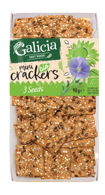 BIO Mini Crackers 3 Seeds 90 g