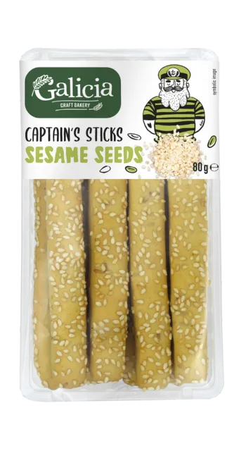 CAPTAIN'S STICKS SESAME SEEDS 80 g