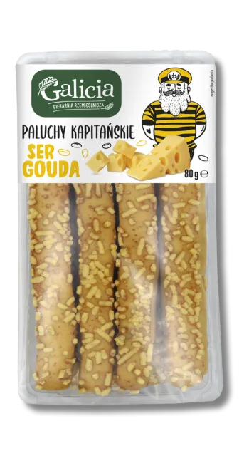 PALUCHY KAPITAŃSKIE SER GOUDA 80 g