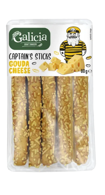 CAPTAIN'S STICKS GOUDA CHEESE 80 g