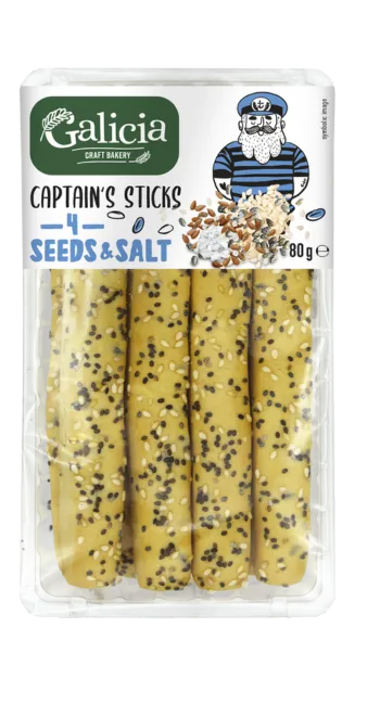 CAPTAIN'S STICKS 4 SEEDS & SALT 80 g