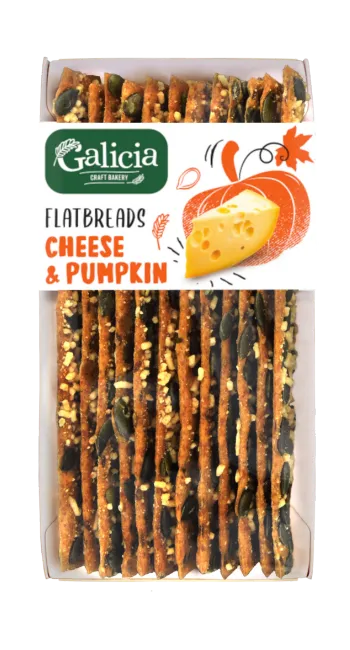 FLATBREADS GOUDA CHEESE & PUMPKIN 120 g