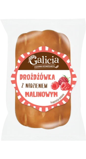 DROŻDŻÓWKA Z NADZIENIEM MALINOWYM 80 g