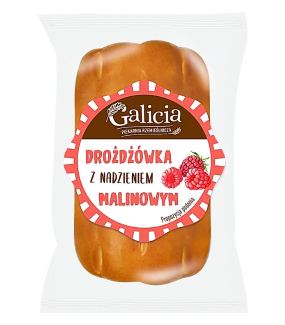 BUN WITH RASPBERRY FILLING 80 g