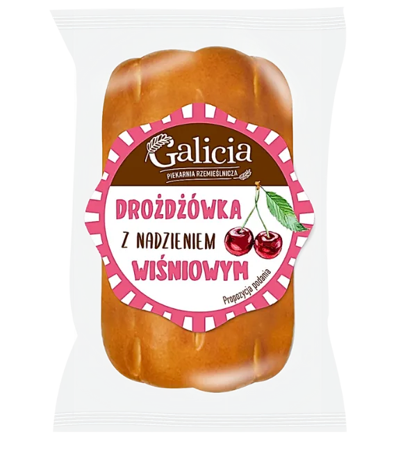 BUN WITH CHERRY FILLING 80 g