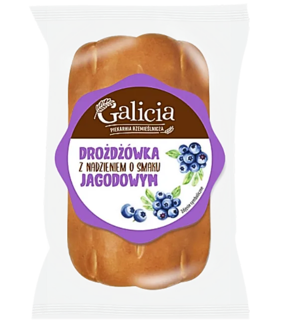 DROŻDŻÓWKA Z NADZIENIEM O SMAKU JAGODOWYM 90 g