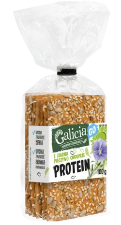 Galicia GO Protein Crispbread 3 Seeds 100 g