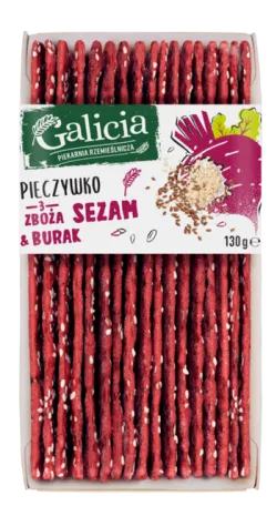 PIECZYWKO 3 ZBOŻA SEZAM & BURAK 130 g