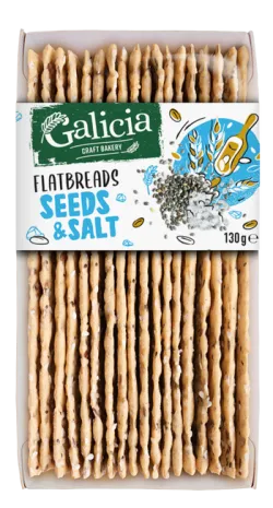 FLATBREADS SEEDS & SALT 130 g