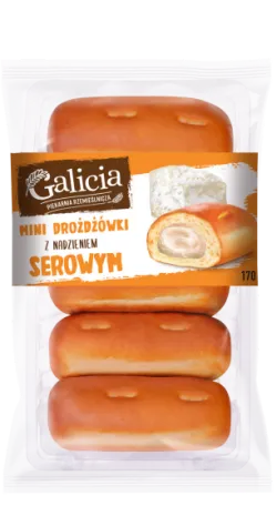 MINI HEFEGEBÄCK MIT SÜSSKÄSEFÜLLUNG 170 g