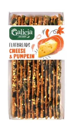 FLATBREADS GOUDA CHEESE & PUMPKIN 120 g