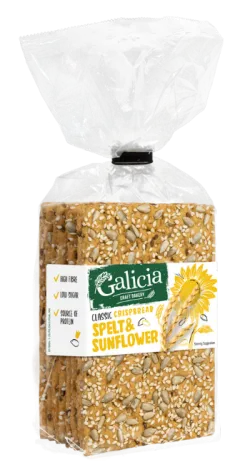 CLASSIC CRISPBREAD SPELT & SUNFLOWER 180 g