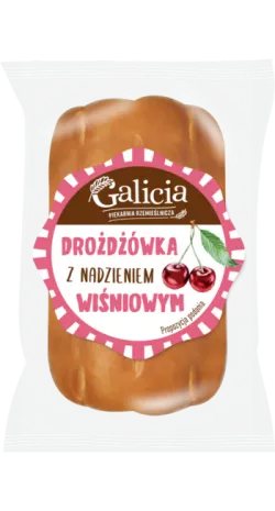 DROŻDŻÓWKA Z NADZIENIEM WIŚNIOWYM 80 g