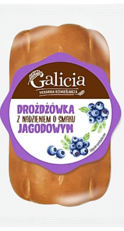 BUN WITH BLUEBERRY FLAVOR FILLING 90 g