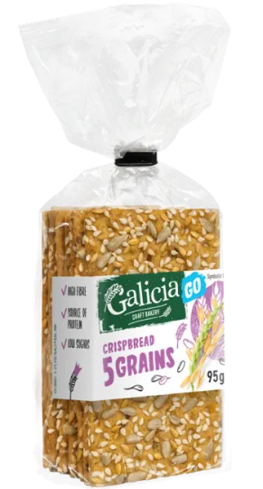 WHOLEGRAIN CRISPBREAD GO 5 GRAINS 110 g
