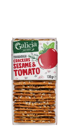 CRACKERS SESAME &amp; TOMATO 130 g