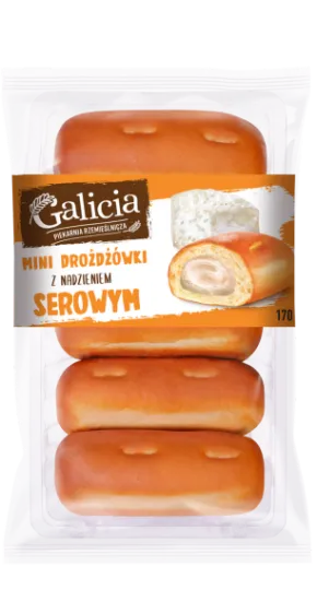 MINI BUNS WITH SWEET CHEESE FILLING 170 g