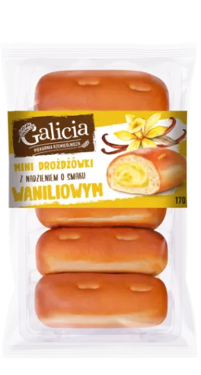 MINI BUNS WITH VANILLA FLAVOR FILLING 170 g