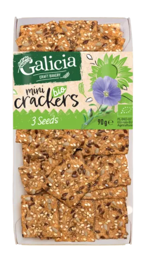 BIO Mini Crackers 3 Seeds 90 g