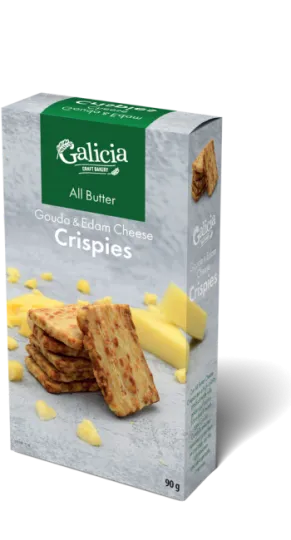 CRISPIES ALL BUTTER GOUDA &amp; EDAM CHEESE 90 g