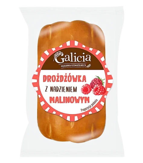 BUN WITH RASPBERRY FILLING 80 g